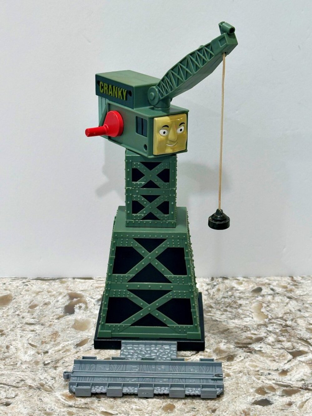 Thomas Friends Take Along CRANKY Crane with Dock Track Base 2006 Learning Curve